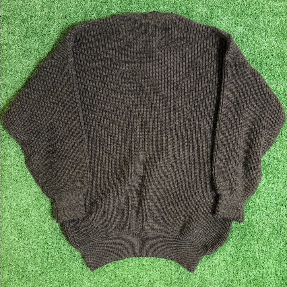 Vintage Barbour Tyne 100% Wool Crewneck Sweater - Picture 2 of 6
